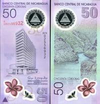 *50 Córdobas Nikaragua 2010, polymer P207 UNC - Kliknutím na obrázok zatvorte -